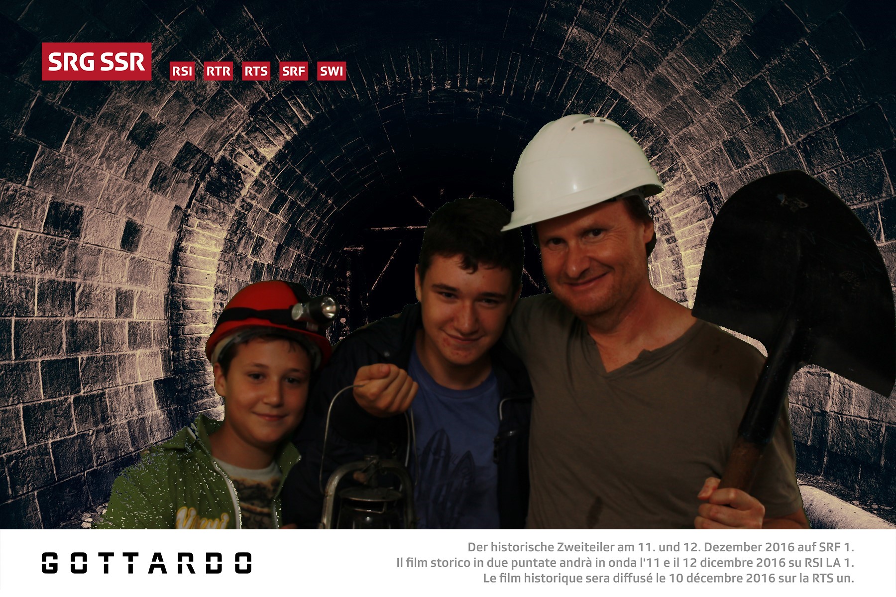 Gottardo - Der historische Zweiteiler am 11. und 12. Dezember 2016 auf SRF 1. Il film storico in due puntate andrà in onda l'11 e il 12 dicembre 2016 su RSI LA 1. Le film historique sera diffusé le 10 décembre 2016 sur la RTS un. Foto: