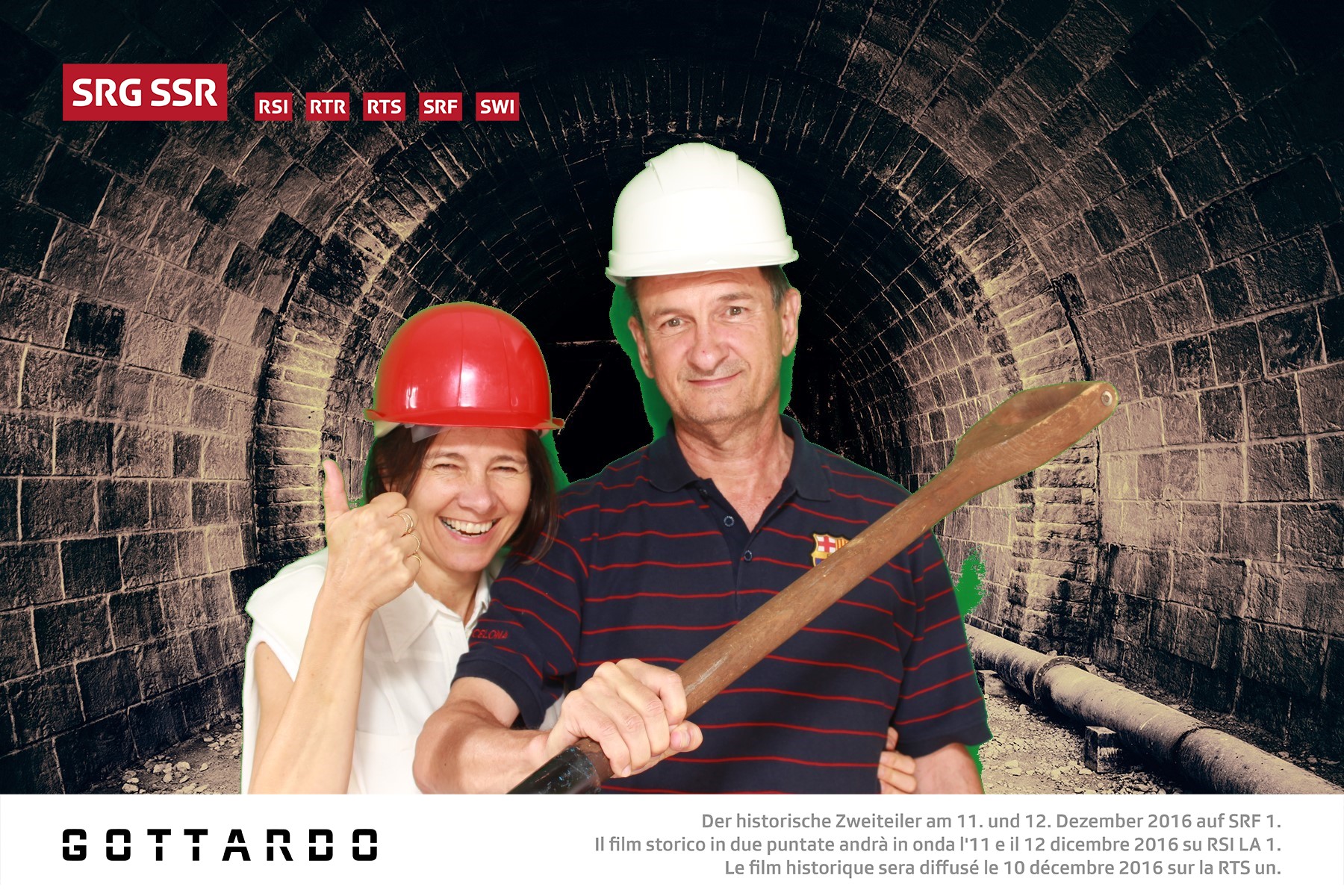 Gottardo - Der historische Zweiteiler am 11. und 12. Dezember 2016 auf SRF 1. Il film storico in due puntate andrà in onda l'11 e il 12 dicembre 2016 su RSI LA 1. Le film historique sera diffusé le 10 décembre 2016 sur la RTS un. Foto: