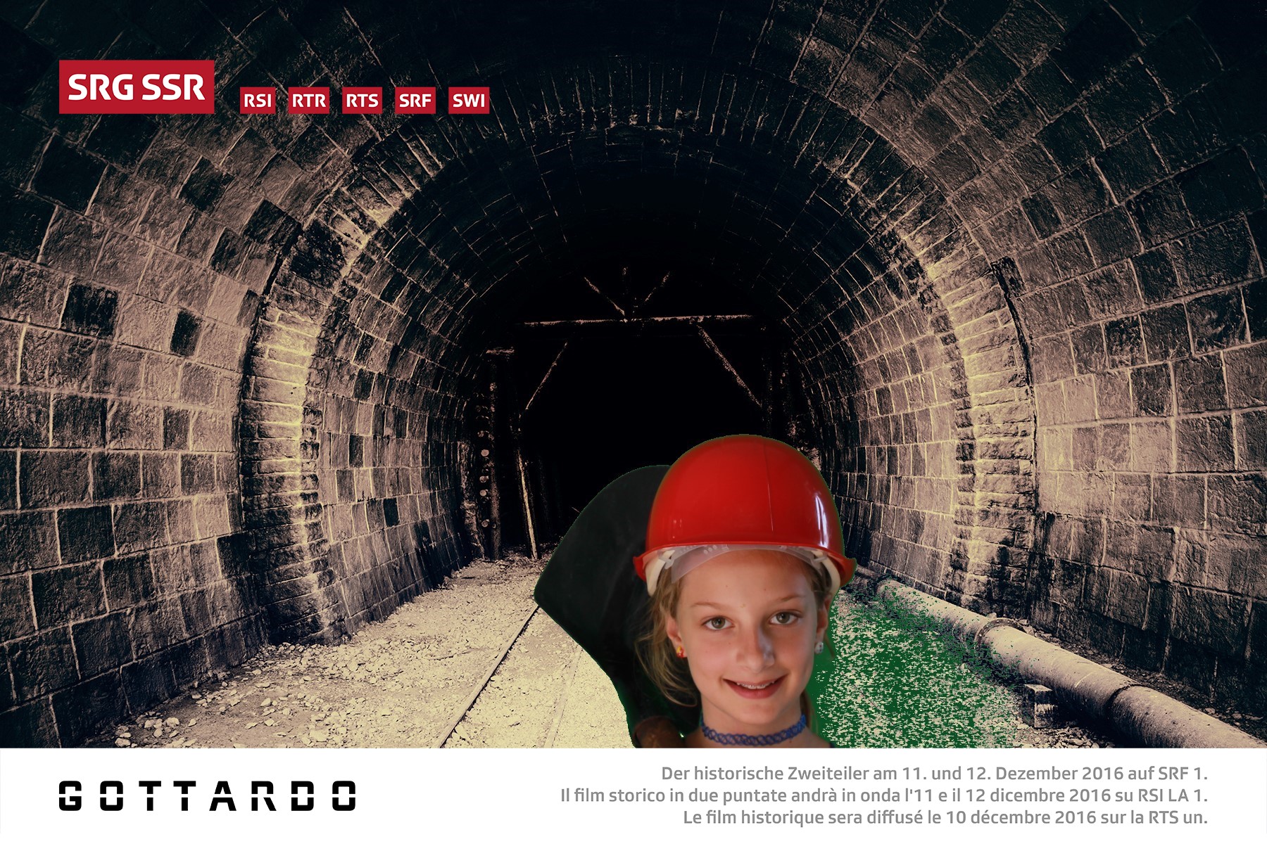 Gottardo - Der historische Zweiteiler am 11. und 12. Dezember 2016 auf SRF 1. Il film storico in due puntate andrà in onda l'11 e il 12 dicembre 2016 su RSI LA 1. Le film historique sera diffusé le 10 décembre 2016 sur la RTS un. Foto:
